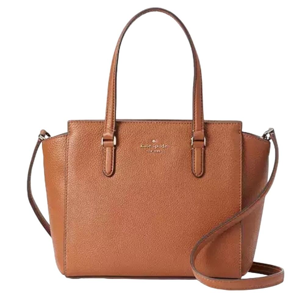 Kate Spade Jackson Camel Brown Medium Satchel Bag Purse Handbag
